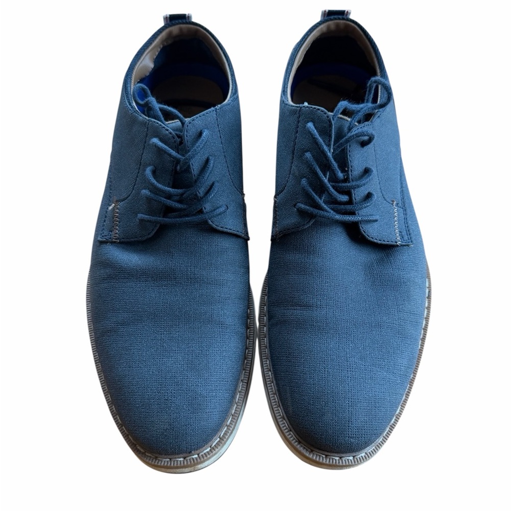 Sonoma Goods For Life Men’s Korey Navy Blue Canvas Oxford Shoes Size 9 Med